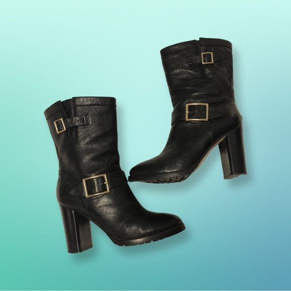 Jimmy Choo Shoes - SALE 🌺🌼 Jimmy Choo Dart Black Leather Boots